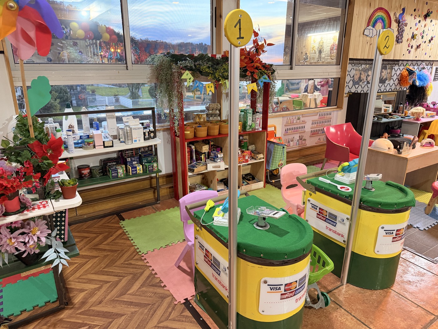Mini market y juego de roles